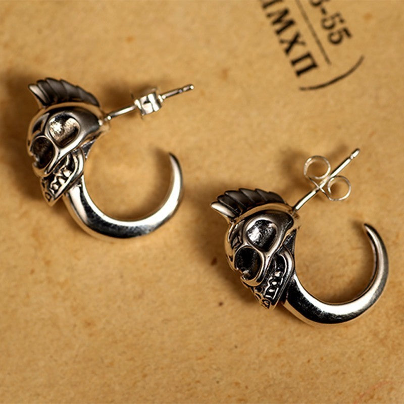 Boucle d’Oreille Homme MOTARD