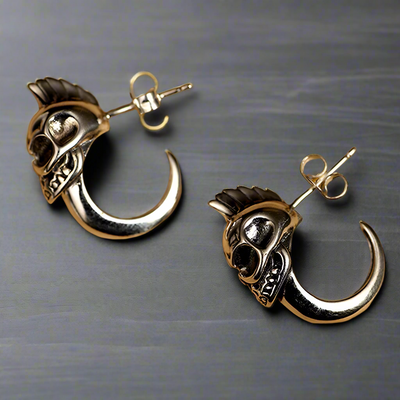 Boucle d'Oreille Homme MOTARD