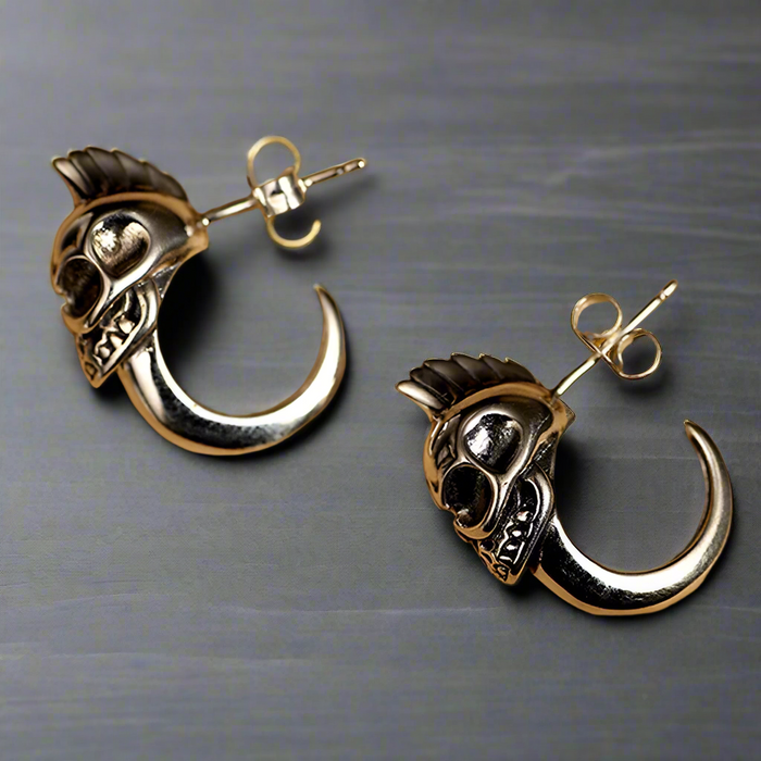 Boucle d'Oreille Homme MOTARD