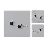Boucle d’Oreille Homme NOIRE (Paire)