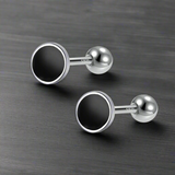 Boucle d’Oreille Homme NOIRE (Paire)