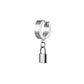 Boucle d'oreille pendentif cadenas homme