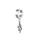 Boucle d'oreille homme pendentif serpent