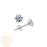 Boucle d'Oreille Homme Petit Diamant