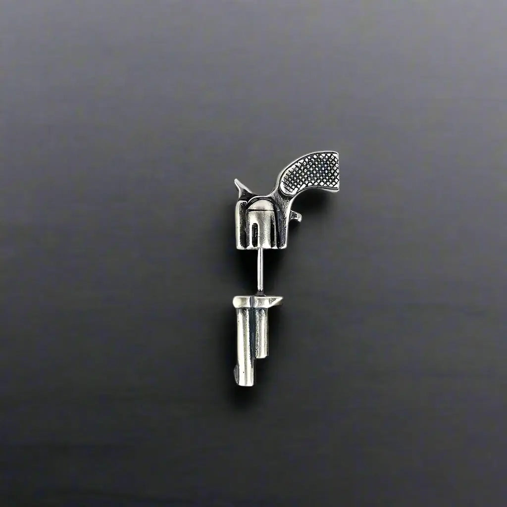 Boucle d’Oreille Homme PISTOLET