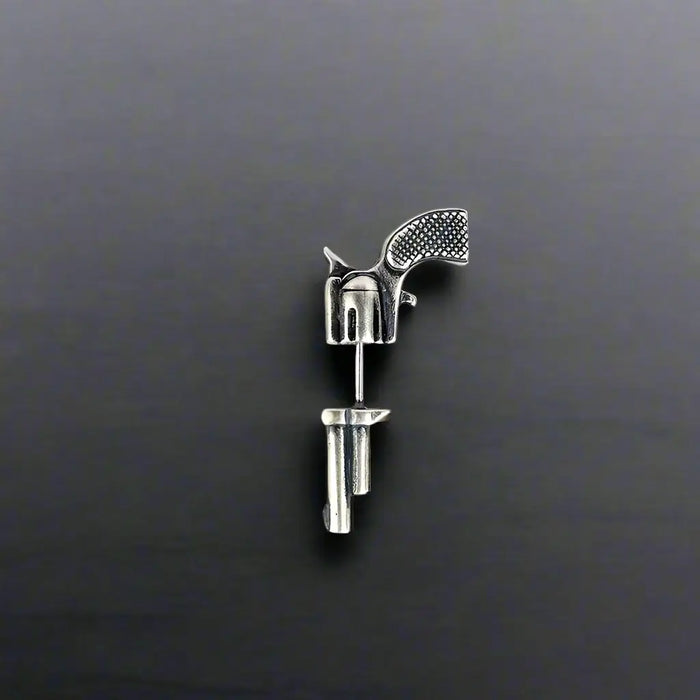Boucle d'Oreille Homme PISTOLET