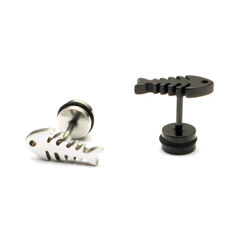 Boucle d'Oreille Homme POISSON (paire)