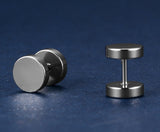 Boucle d’Oreille Homme RONDE PLATE (Paire)