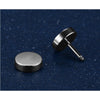 Boucles d'Oreilles pour Hommes Rondes et Plates