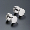 Boucle d’Oreille Homme RONDE PLATE (Paire)