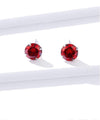clou oreille rubis homme