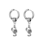 Boucle d'oreille homme scorpion