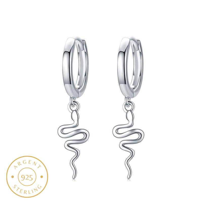 Boucle d'Oreille Homme SERPENT (Paire)