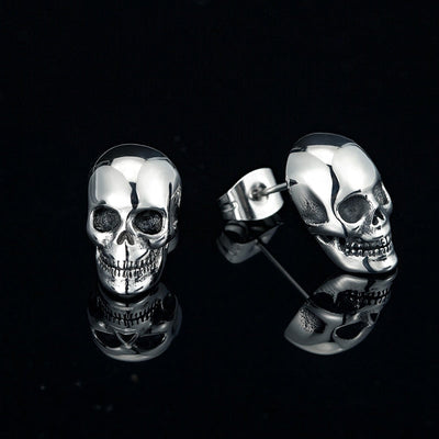 Boucle d'Oreille Homme SKULL (Paire)