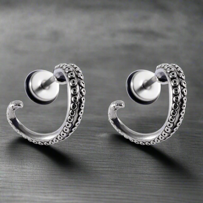 Boucle d'Oreille Homme TENTACULE (Paire)