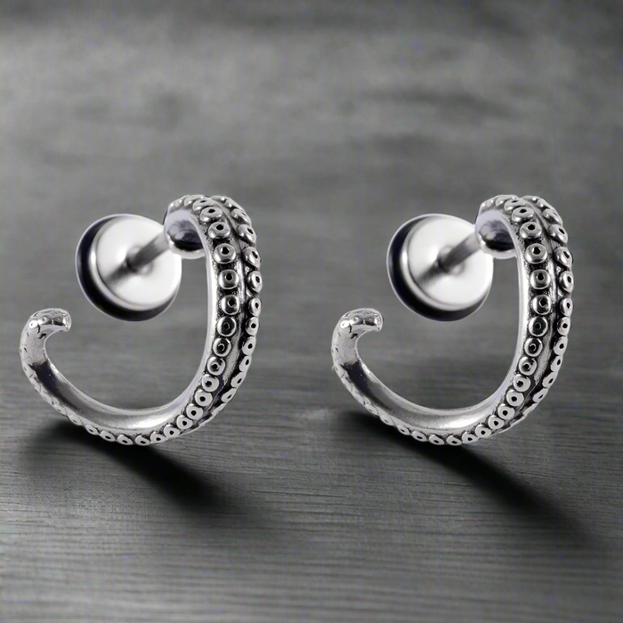 Boucle d'Oreille Homme TENTACULE (Paire)