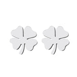 Boucle d'oreille homme trefle