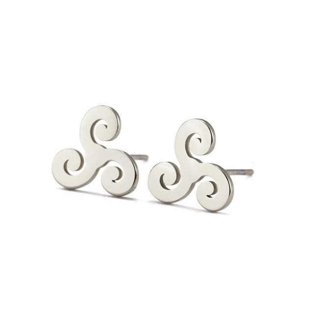 Boucle d'Oreille Homme TRISKEL (Paire)