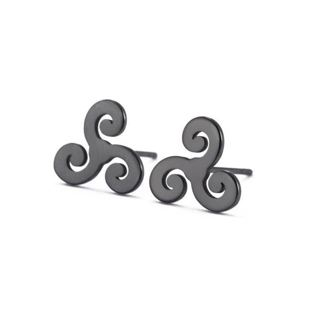 Boucle d'oreille triskel pour homme