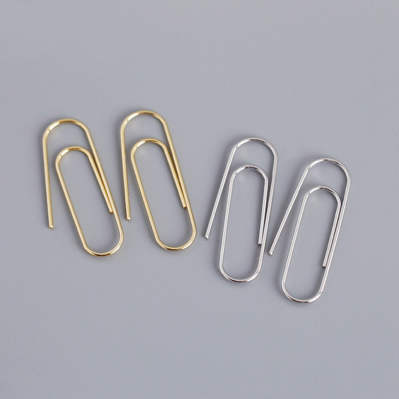 Boucles d'oreilles à trombones pour hommes