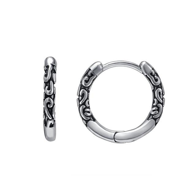 Boucle d'Oreille Homme VINTAGE (Paire)