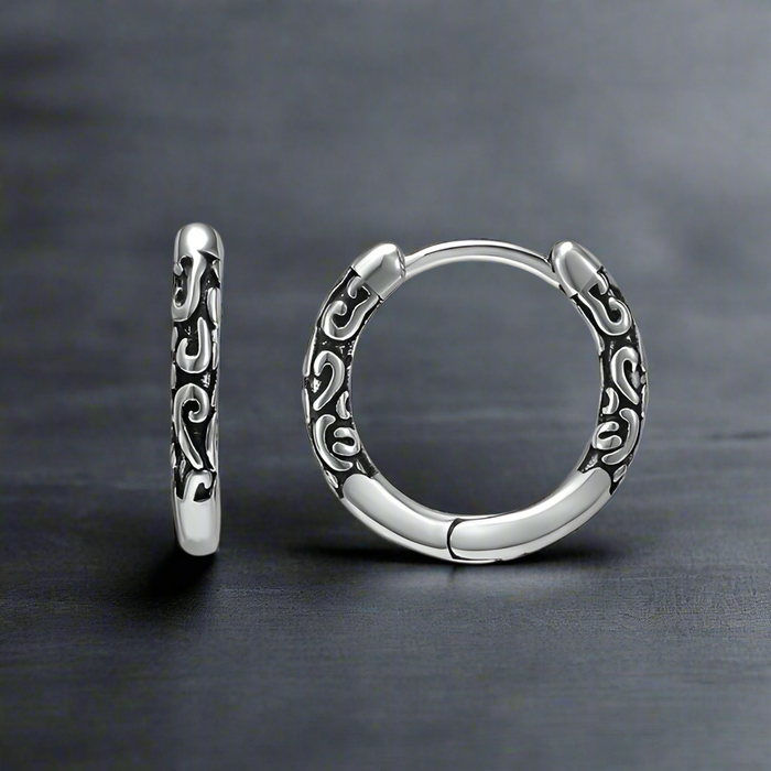 Boucle d'Oreille Homme VINTAGE (Paire)