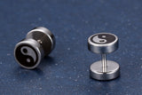 boucle d'oreille ying yang