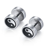 Boucle d'Oreille Homme Ying Yang