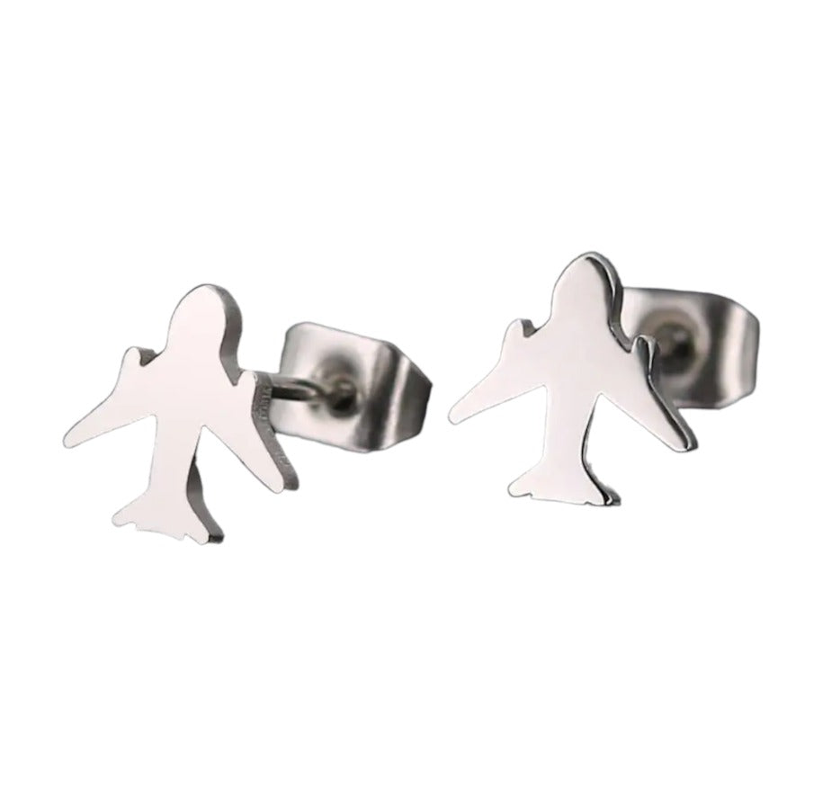 Boucle Oreille Homme AVION