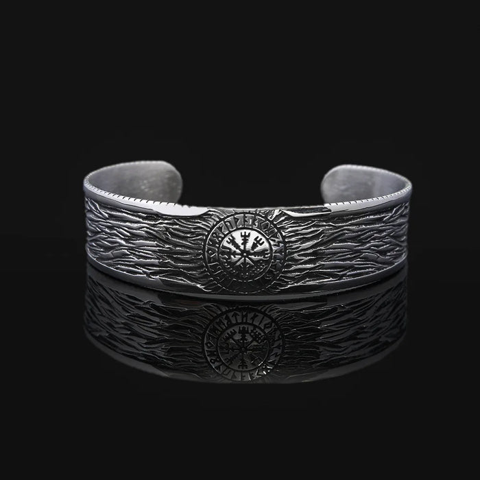Bracelet Acier Jonc Homme Viking VEGVISIR