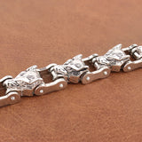 Bracelet Chaîne Homme LOUP BIKER - Style