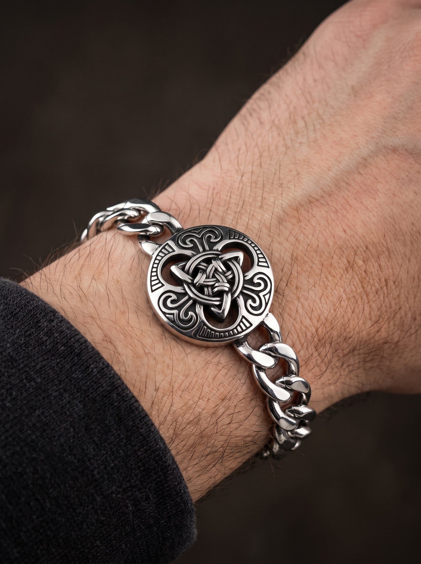 Bracelet Chaîne Homme NOEUD CELTIQUE