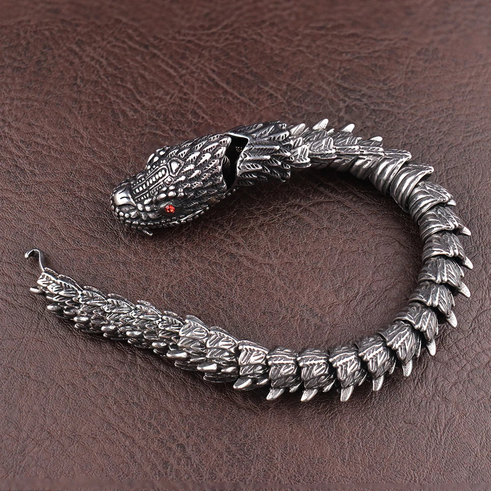 Bracelet Chaîne Homme Viking OUROBOROS