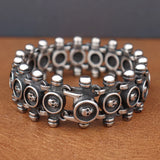 Bracelet Chaîne Moto Homme TETE DE MORT - Style