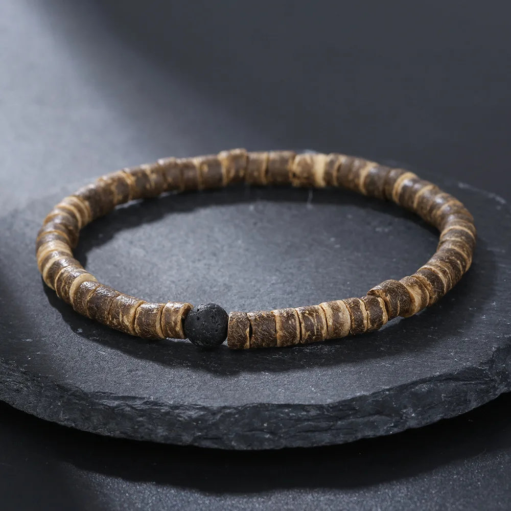 Bracelet Homme Perle NATUREL BOIS