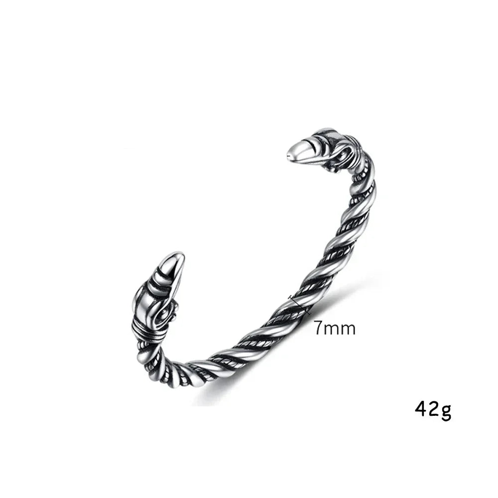 Bracelet Jonc Homme AIGLE VIKING - Style