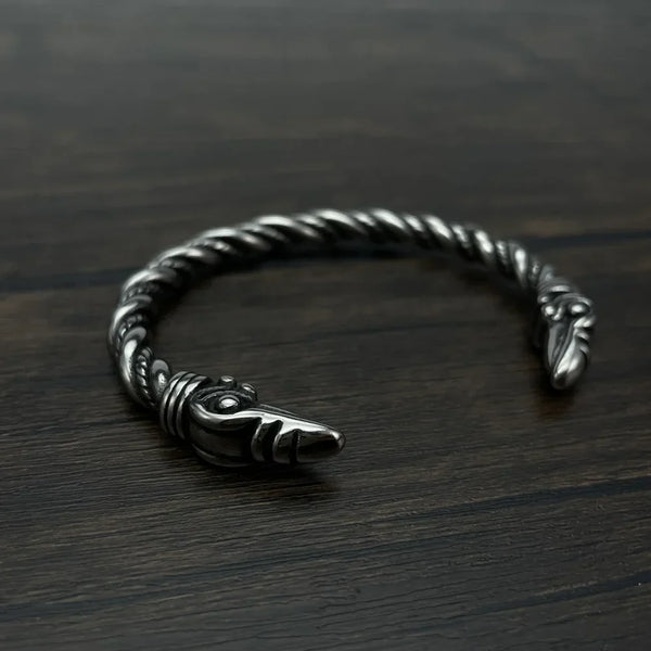 Bracelet Jonc Homme AIGLE VIKING - Style