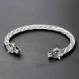 Bracelet Jonc Homme Viking LOUP FENRIR - Style