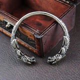 Bracelet Jonc Viking Homme DRAGON - Acier