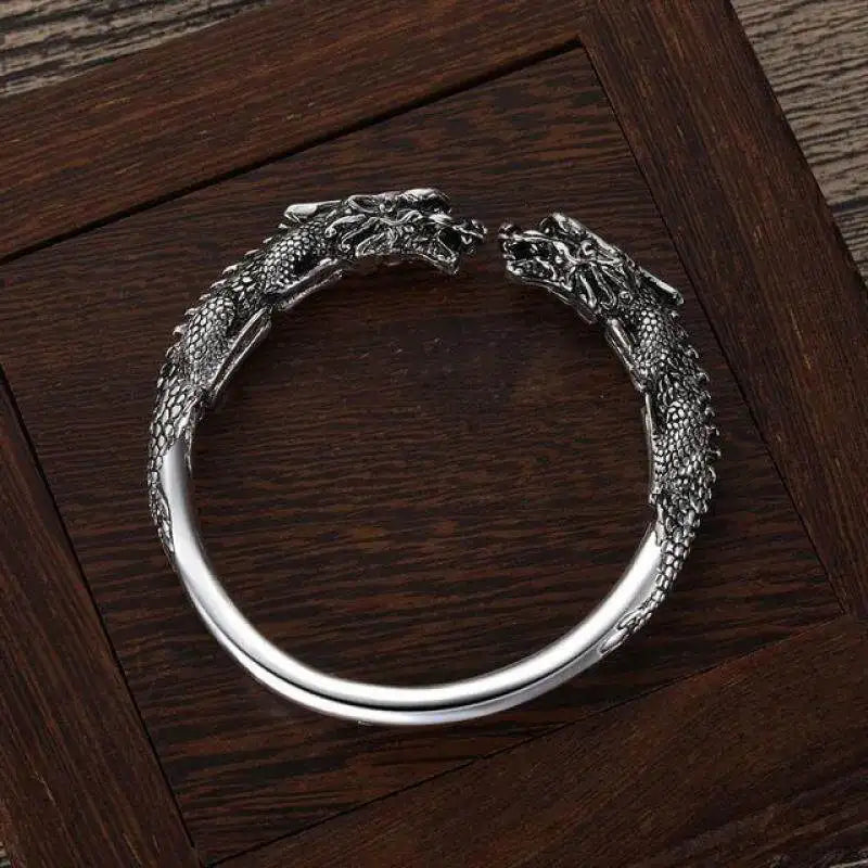 Bracelet Jonc Viking Homme DRAGON - Acier