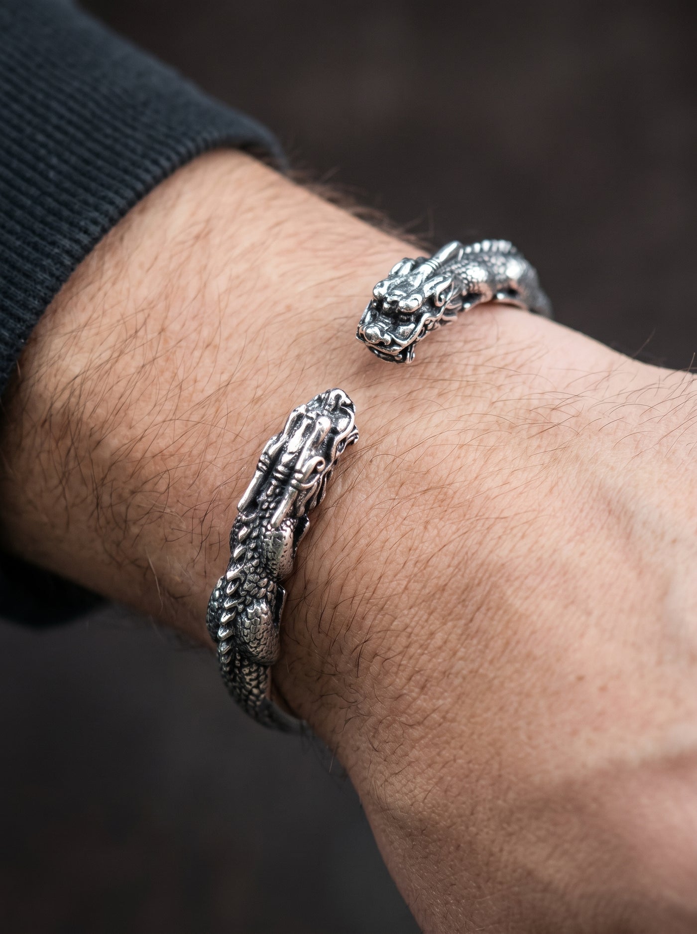 Bracelet Jonc Viking Homme DRAGON