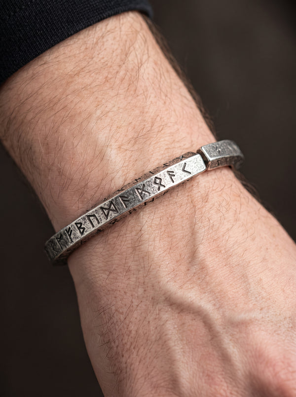 Bracelet Jonc Viking Homme RUNES SCANDINAVE