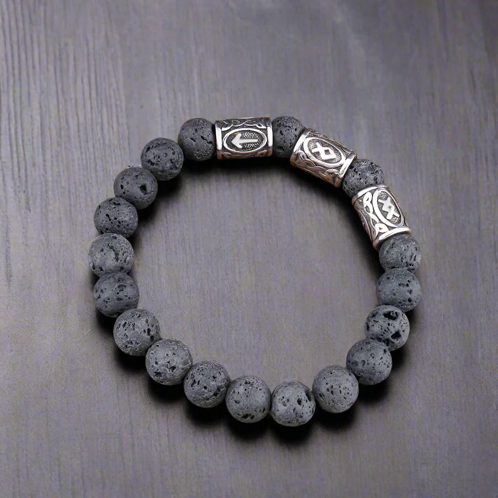 Bracelet Perles Homme VIKING