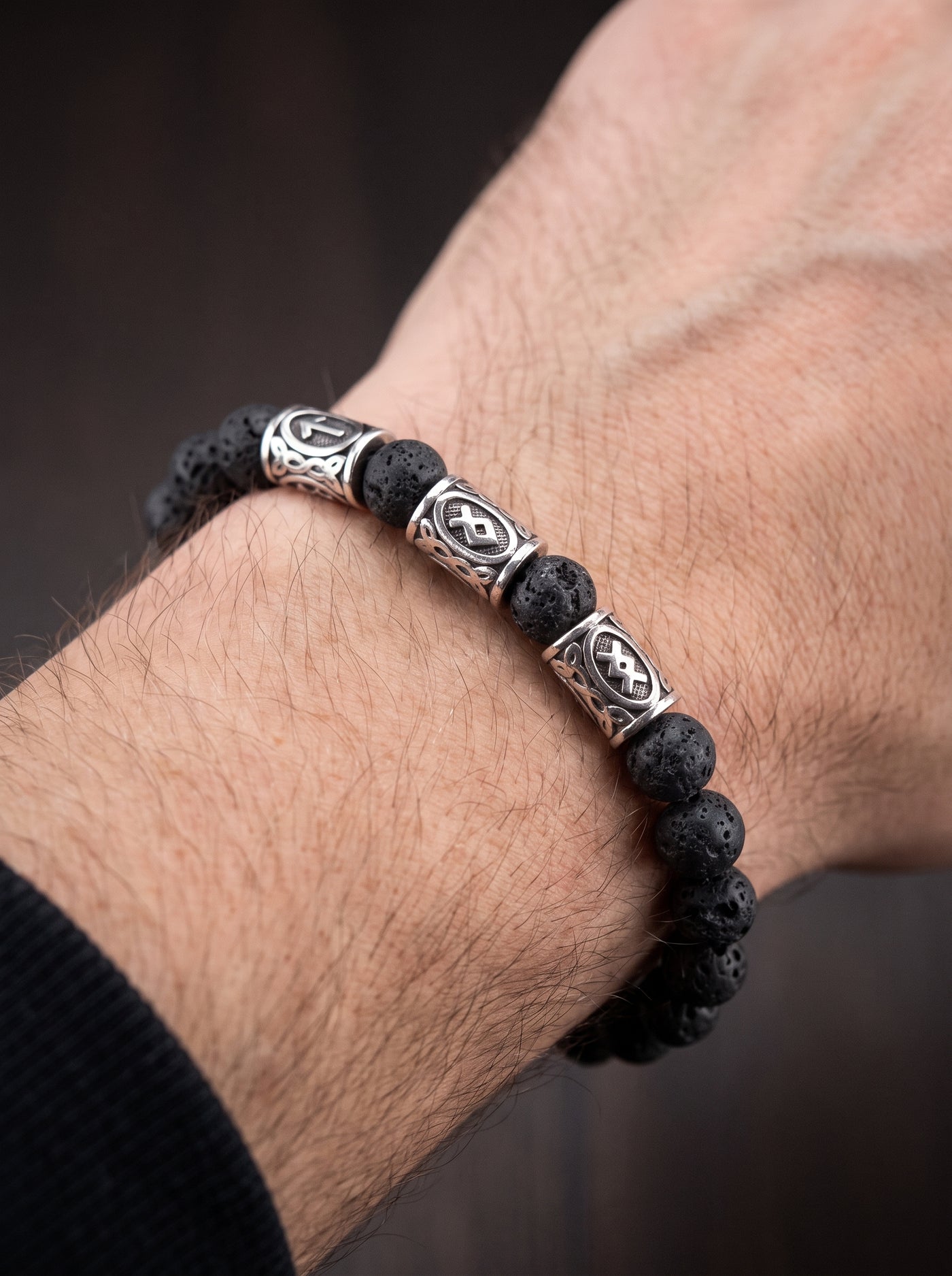 Bracelet Perles Homme VIKING