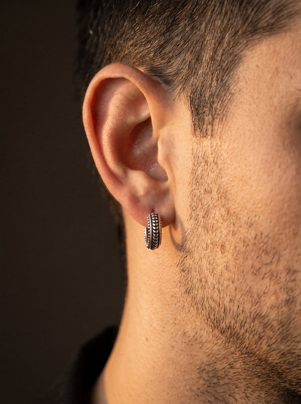 Créole Homme ACIER (Paire)