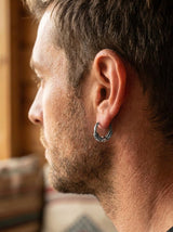 Boucle anneau tribal portee, lifestyle Stag