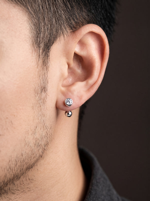 Diamant d’Oreille Homme (Paire)