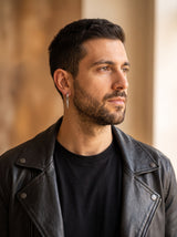 Fausse Boucle d'Oreille Homme portée, lookbook Stag