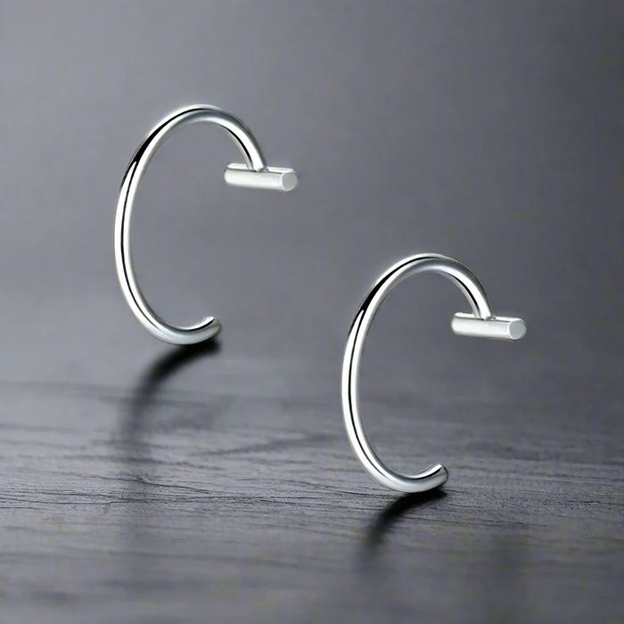 Faux Piercing Lèvre Homme ANNEAU Acier Inoxydable