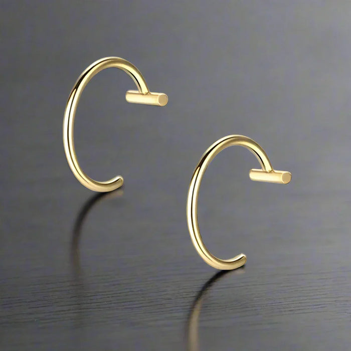 Faux Piercing Lèvre Homme ANNEAU OR